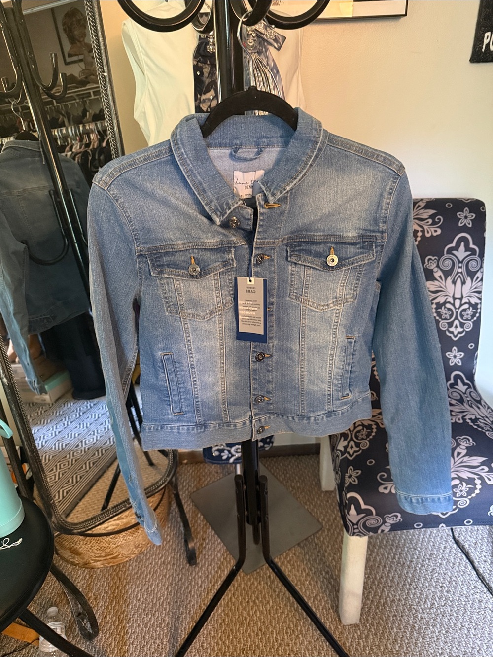 Love Tree Light Blue Denim Jacket